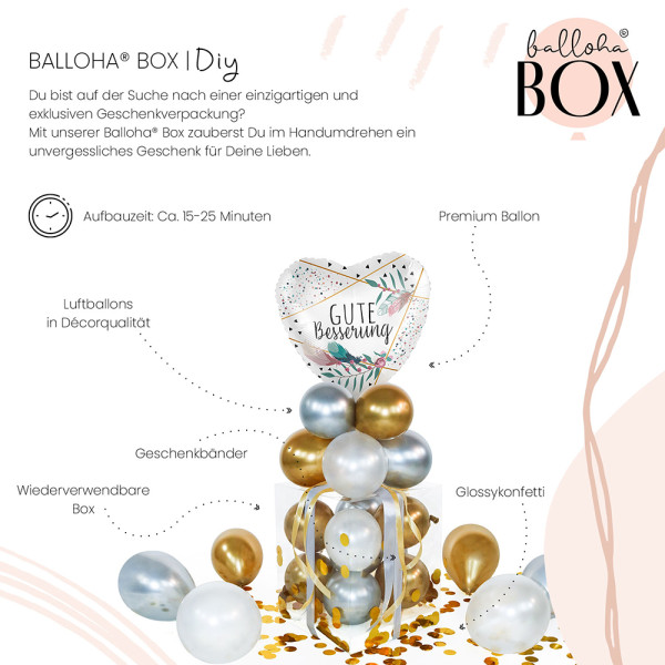 Balloha Geschenkbox DIY Gute Besserung Boho XL 3