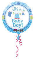 Hello Baby Boy Folienballon