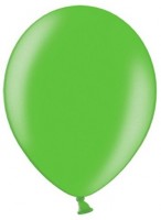 Vorschau: 100 Celebration metallic Ballons grün 29cm