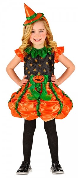 Little pumpkin witch child costume
