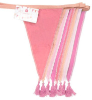 Anteprima: Bandierine di stoffa All About Pink 3m