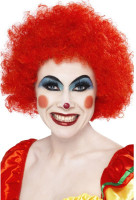 Perruque de clown authentique rouge
