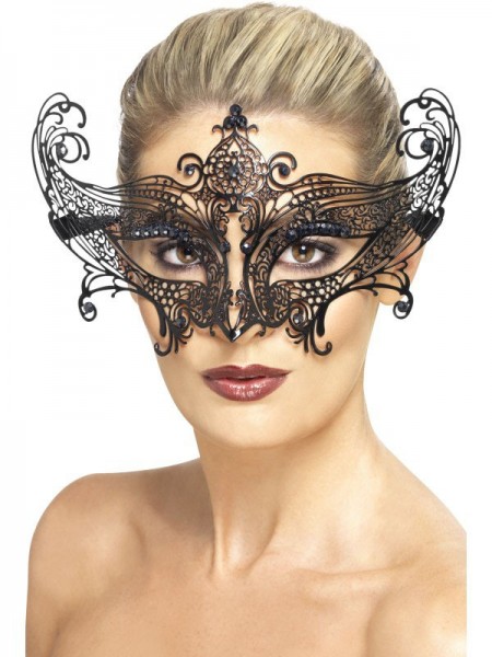 Venetian Recinto metal eye mask