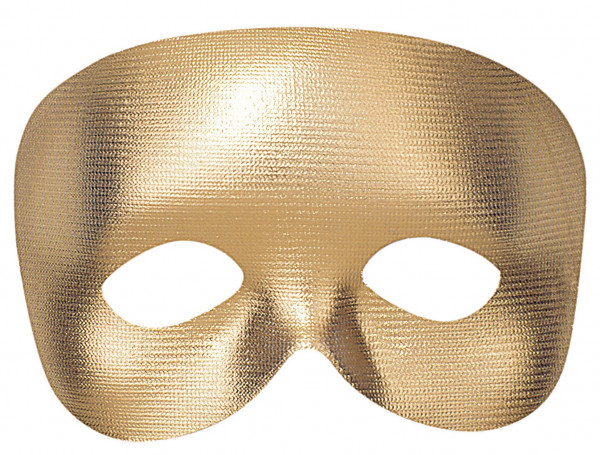 Máscara de fantasma dorado