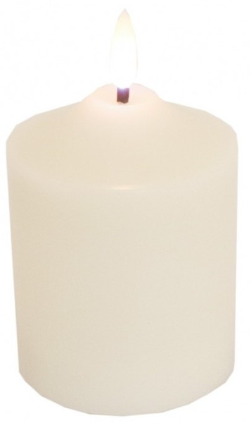 LED wax candle 7.5 x 12cm