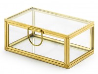 Golden ring box treasure chest