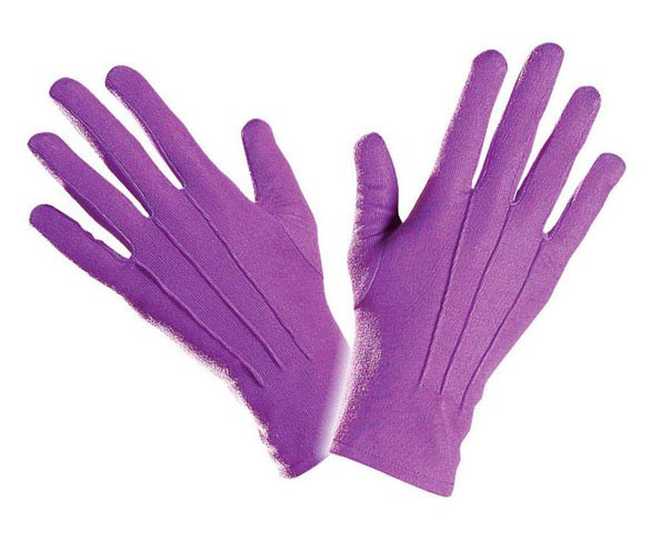 Purple elegant gloves