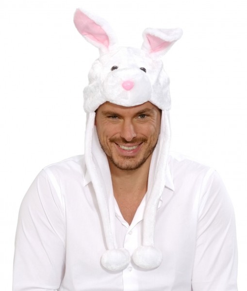 Cuddly rabbit hat Oskar