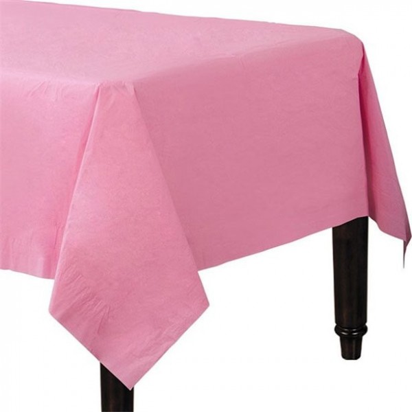 Papieren tafelkleed Marisol roze 90 x 90 cm