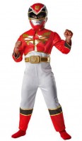 Red Power Ranger Megaforce kids costume