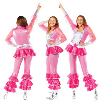 Förhandsgranskning: 70-tals Disco Queen kostym rosa