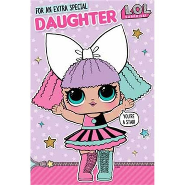 LOL Surprise Special Daughter Birthday Card