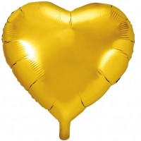 Vorschau: Herzilein Folienballon gold 61cm