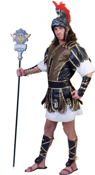 Magnífico disfraz de gladiador luchador para hombre