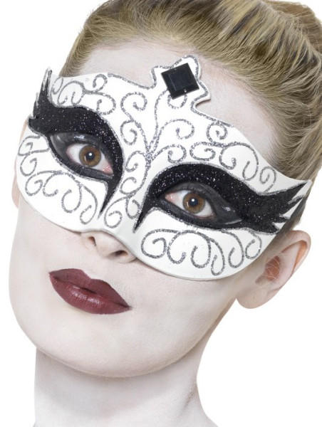 Mysterious swan eye mask