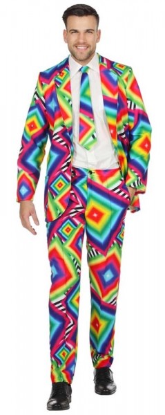 Crazy psychedelic party suit for men