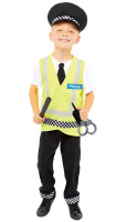 Disfraz infantil de oficial de policía del Reino Unido