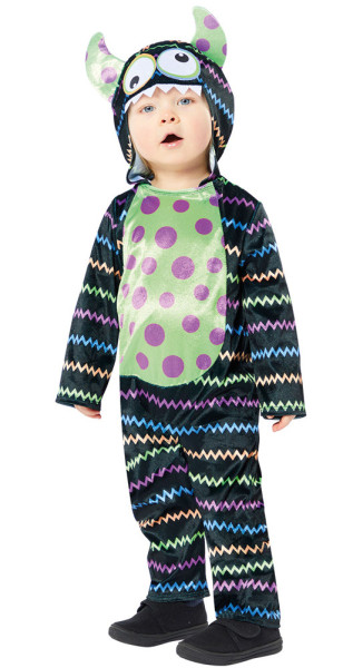 Kolorowy kostium mini potwora dla niemowląt i małych dzieci