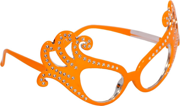 Funky bril in oranje