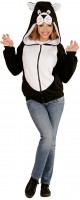 Preview: Plush cat costume sweatshirt jacket