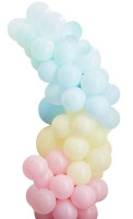 Ballongirlande Pastellwolke mit 75 Ballons