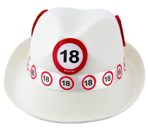 Znak drogowy 18 filcowy kapelusz