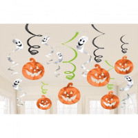 Halloween by græskar hvirvel hængende dekoration