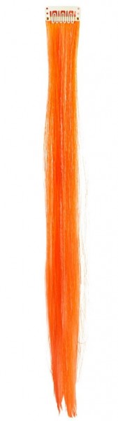 Haarsträhne orange