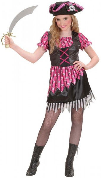 Pink pirate lady costume