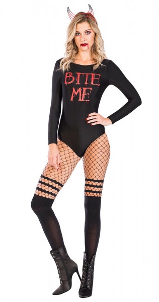 Body Halloween Bite Me para mujer
