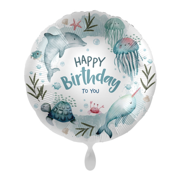 Ballon en aluminium Fishy Funny Birthday