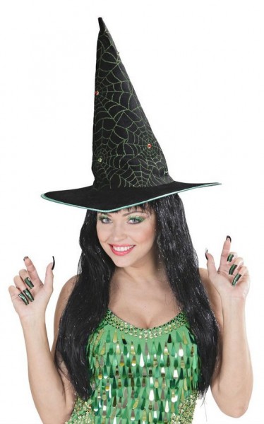 Set de uñas y pestañas Greeny Witch 2