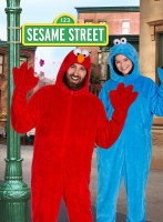 Vista previa: Disfraz de Elmo de Barrio Sésamo adulto