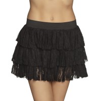 Preview: Black ruffle skirt Miley