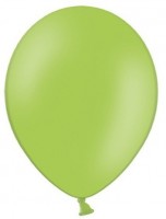 100 ballons étoiles vert pomme 27cm