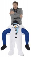 Vista previa: Disfraz de muñeco de nieve Rudi a cuestas