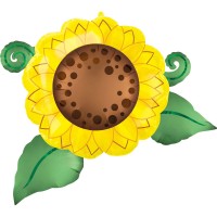 Sunflower foil balloon 76cm x 66cm