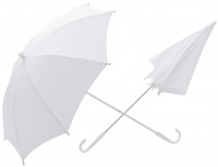 Classic white umbrella