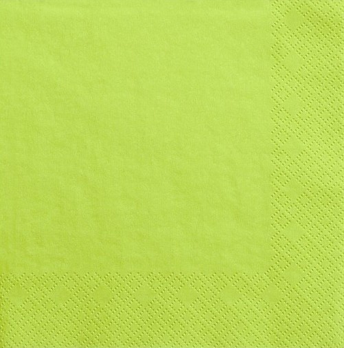 20 napkins Scarlett may green 33cm