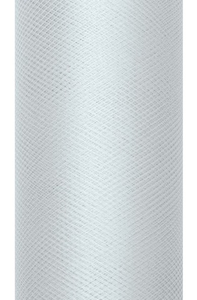 Runner da tavolo in tulle grigio 15 x 900 cm