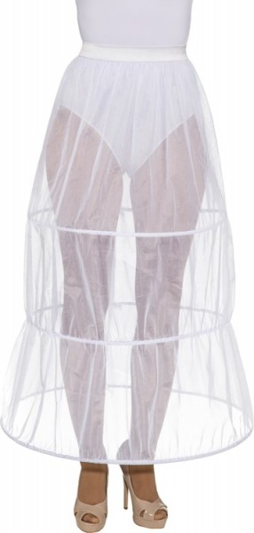 Falda de aro transparente
