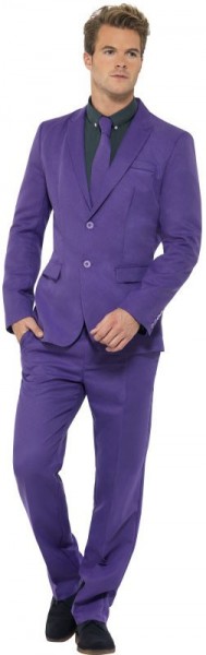 Mister gentleman kostym lila