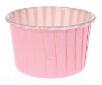 24 pink baking cups