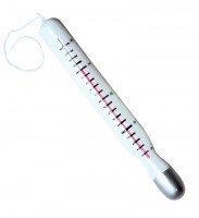 Oversigt: Stort klinisk termometer 37 cm