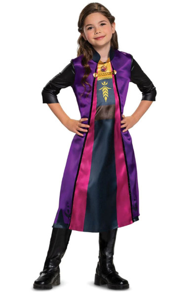 Disfraz de Anna de Frozen para niña violeta