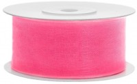 Preview: 25m chiffon ribbon neon pink