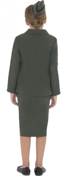 Disfraz de uniforme de niña soldado