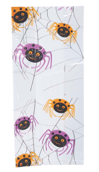 20 bolsas de araña Halloween 28cm