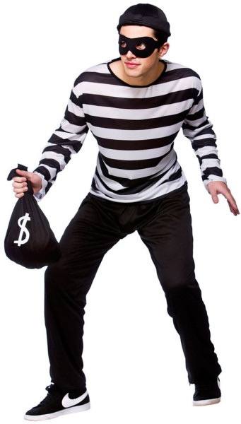 Bank robber thief costume
