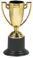 Golden winner's cup Win It All Party Decoration 6 pezzi